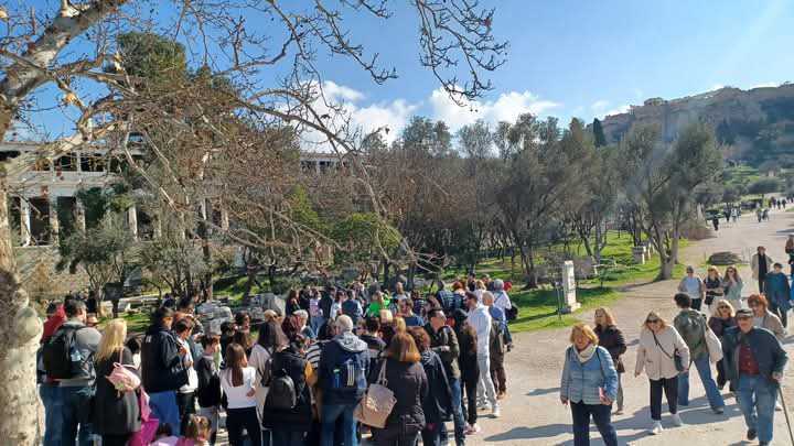 επισκεψη στην αρχαια αγορα της Αθηνας